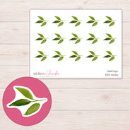 DDZ-14426 planner sticker sheet with enlarged sticker detail