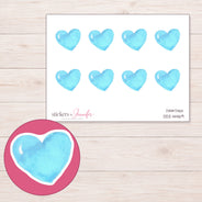 DDZ-14469 planner sticker sheet with enlarged sticker detail
