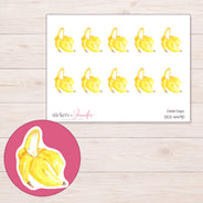 DDZ-14490 planner sticker sheet with enlarged sticker detail