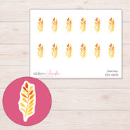 DDZ-14543 planner sticker sheet with enlarged sticker detail