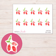DDZ-14560 planner sticker sheet with enlarged sticker detail