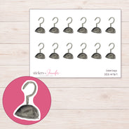 DDZ-14767 planner sticker sheet with enlarged sticker detail