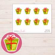 DDZ-14773 planner sticker sheet with enlarged sticker detail
