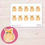 DDZ-14778 planner sticker sheet with enlarged sticker detail