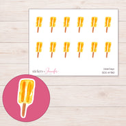 DDZ-14780 planner sticker sheet with enlarged sticker detail