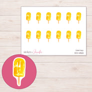 DDZ-14865 planner sticker sheet with enlarged sticker detail