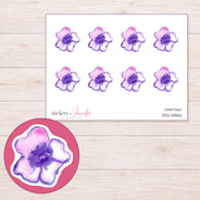 DDZ-14866 planner sticker sheet with enlarged sticker detail
