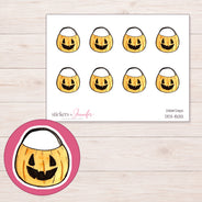 DDZ-15012 planner sticker sheet with enlarged sticker detail
