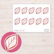 DDZ-15142 planner sticker sheet with enlarged sticker detail