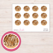 DDZ-15189 planner sticker sheet with enlarged sticker detail