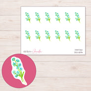 DDZ-15194 planner sticker sheet with enlarged sticker detail
