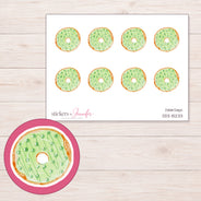 DDZ-15233 planner sticker sheet with enlarged sticker detail