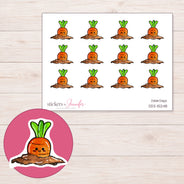 DDZ-15248 planner sticker sheet with enlarged sticker detail