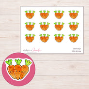 DDZ-15256 planner sticker sheet with enlarged sticker detail