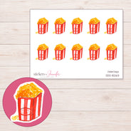 DDZ-15263 planner sticker sheet with enlarged sticker detail