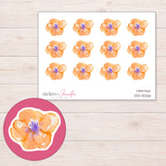 DDZ-15266 planner sticker sheet with enlarged sticker detail
