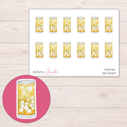 DDZ-15269 planner sticker sheet with enlarged sticker detail