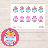 DDZ-15280 planner sticker sheet with enlarged sticker detail