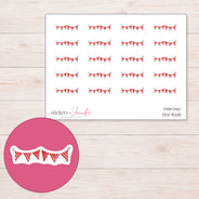 DDZ-15281 planner sticker sheet with enlarged sticker detail