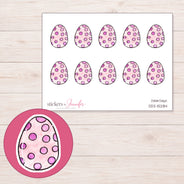 DDZ-15284 planner sticker sheet with enlarged sticker detail