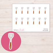 DDZ-15285 planner sticker sheet with enlarged sticker detail