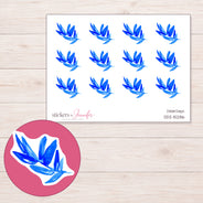 DDZ-15286 planner sticker sheet with enlarged sticker detail