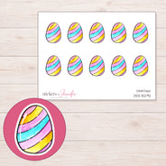 DDZ-15292 planner sticker sheet with enlarged sticker detail