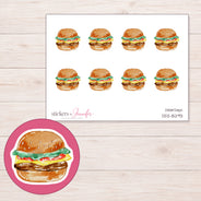 DDZ-15293 planner sticker sheet with enlarged sticker detail