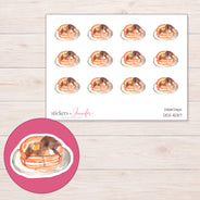DDZ-15317 planner sticker sheet with enlarged sticker detail