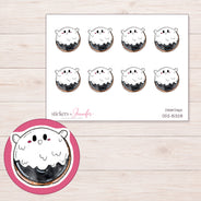 DDZ-15328 planner sticker sheet with enlarged sticker detail