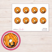 DDZ-15332 planner sticker sheet with enlarged sticker detail