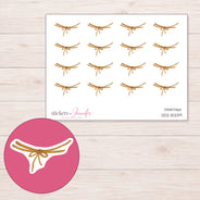 DDZ-15339 planner sticker sheet with enlarged sticker detail