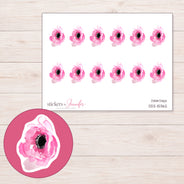 DDZ-15362 planner sticker sheet with enlarged sticker detail