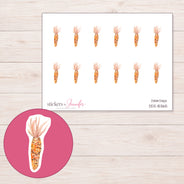 DDZ-15365 planner sticker sheet with enlarged sticker detail