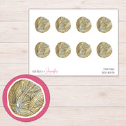DDZ-15375 planner sticker sheet with enlarged sticker detail