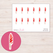 DDZ-15376 planner sticker sheet with enlarged sticker detail