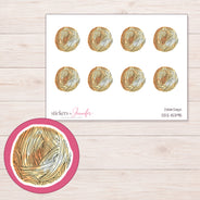 DDZ-15395 planner sticker sheet with enlarged sticker detail