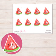 DDZ-15400 planner sticker sheet with enlarged sticker detail