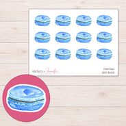 DDZ-15425 planner sticker sheet with enlarged sticker detail