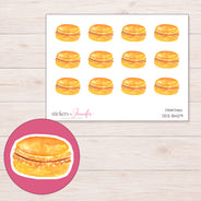 DDZ-15429 planner sticker sheet with enlarged sticker detail