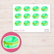 DDZ-15441 planner sticker sheet with enlarged sticker detail