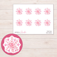 DDZ-15452 planner sticker sheet with enlarged sticker detail