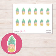 DDZ-15461 planner sticker sheet with enlarged sticker detail