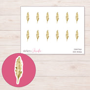 DDZ-15466 planner sticker sheet with enlarged sticker detail