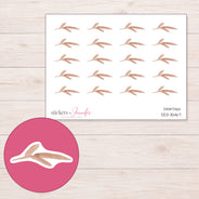 DDZ-15467 planner sticker sheet with enlarged sticker detail