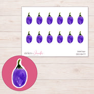 DDZ-15477 planner sticker sheet with enlarged sticker detail