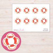 DDZ-15503 planner sticker sheet with enlarged sticker detail