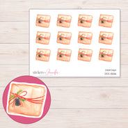 DDZ-15516 planner sticker sheet with enlarged sticker detail