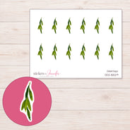 DDZ-15529 planner sticker sheet with enlarged sticker detail
