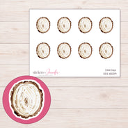 DDZ-15539 planner sticker sheet with enlarged sticker detail